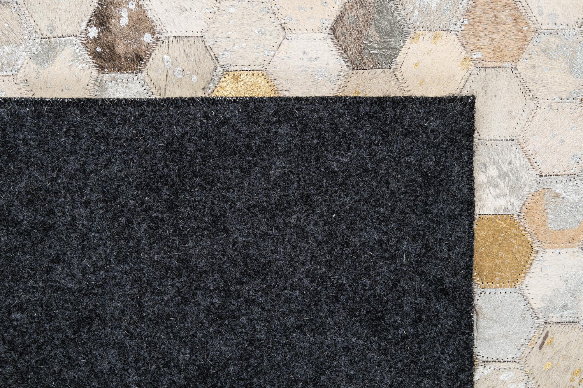 5' x 8' Cowhide - Patchwork Rug