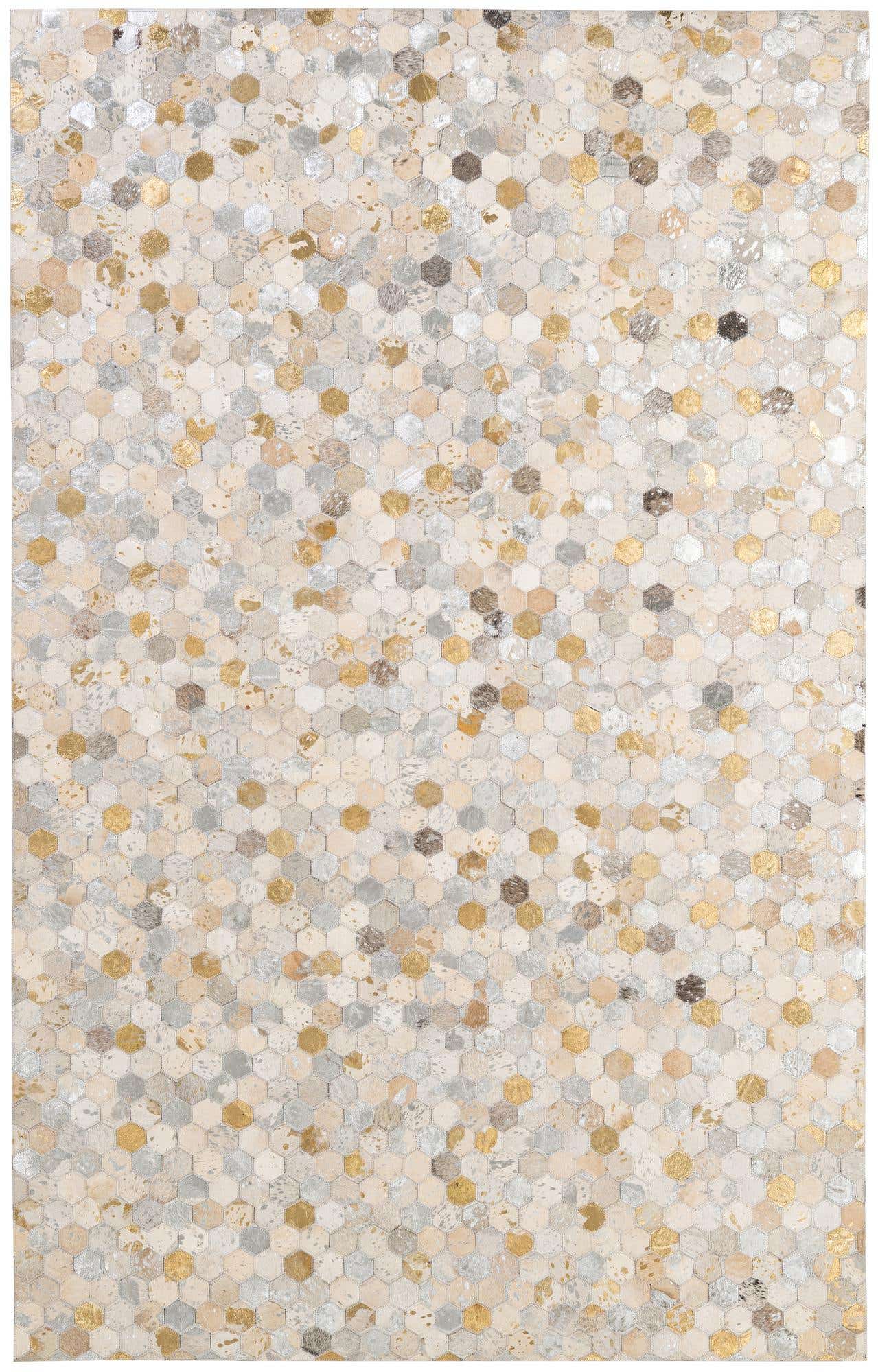 5' x 8' Cowhide - Patchwork Rug