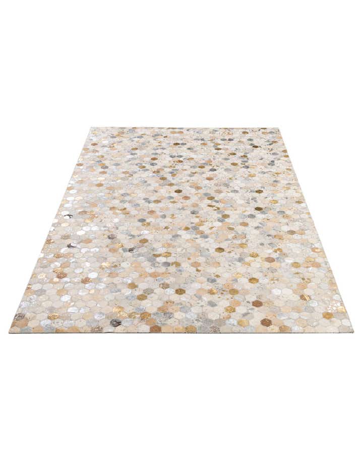 5' 2 x 8' Cowhide - Patchwork Rug