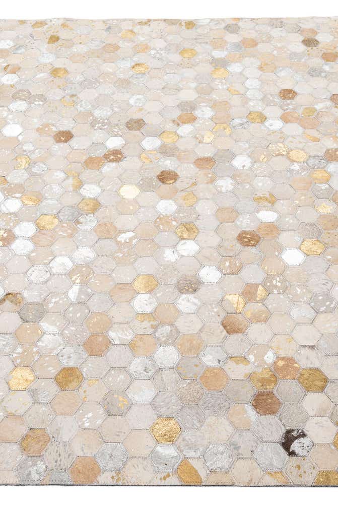 5' 2 x 8' Cowhide - Patchwork Rug