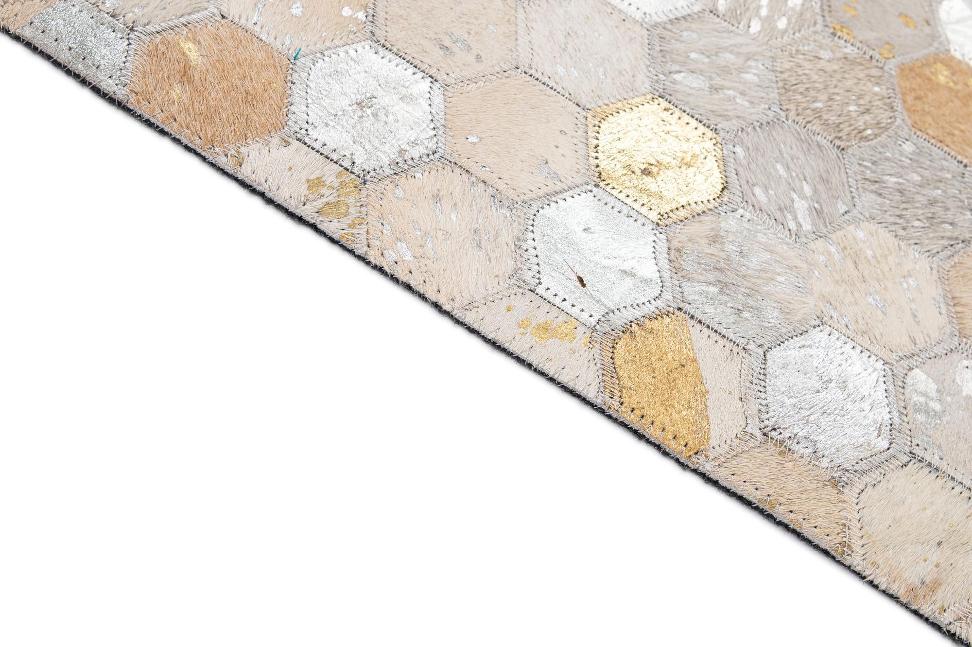 5' 2 x 8' Cowhide - Patchwork Rug