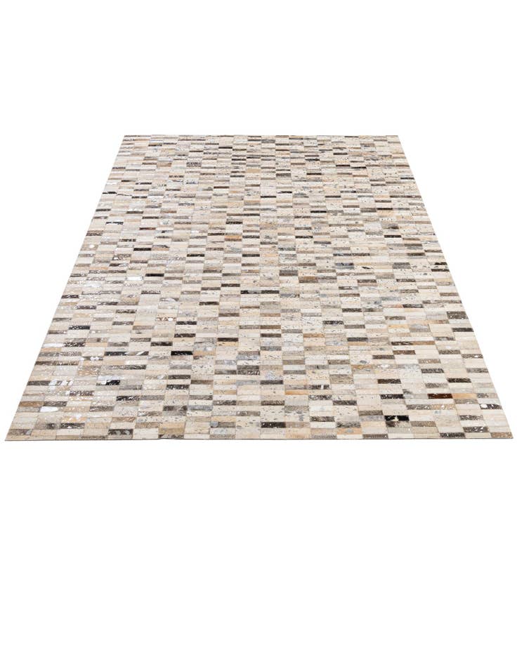 Detail image of 5' 1 x 7' 11 Cowhide - Patchwork Rug