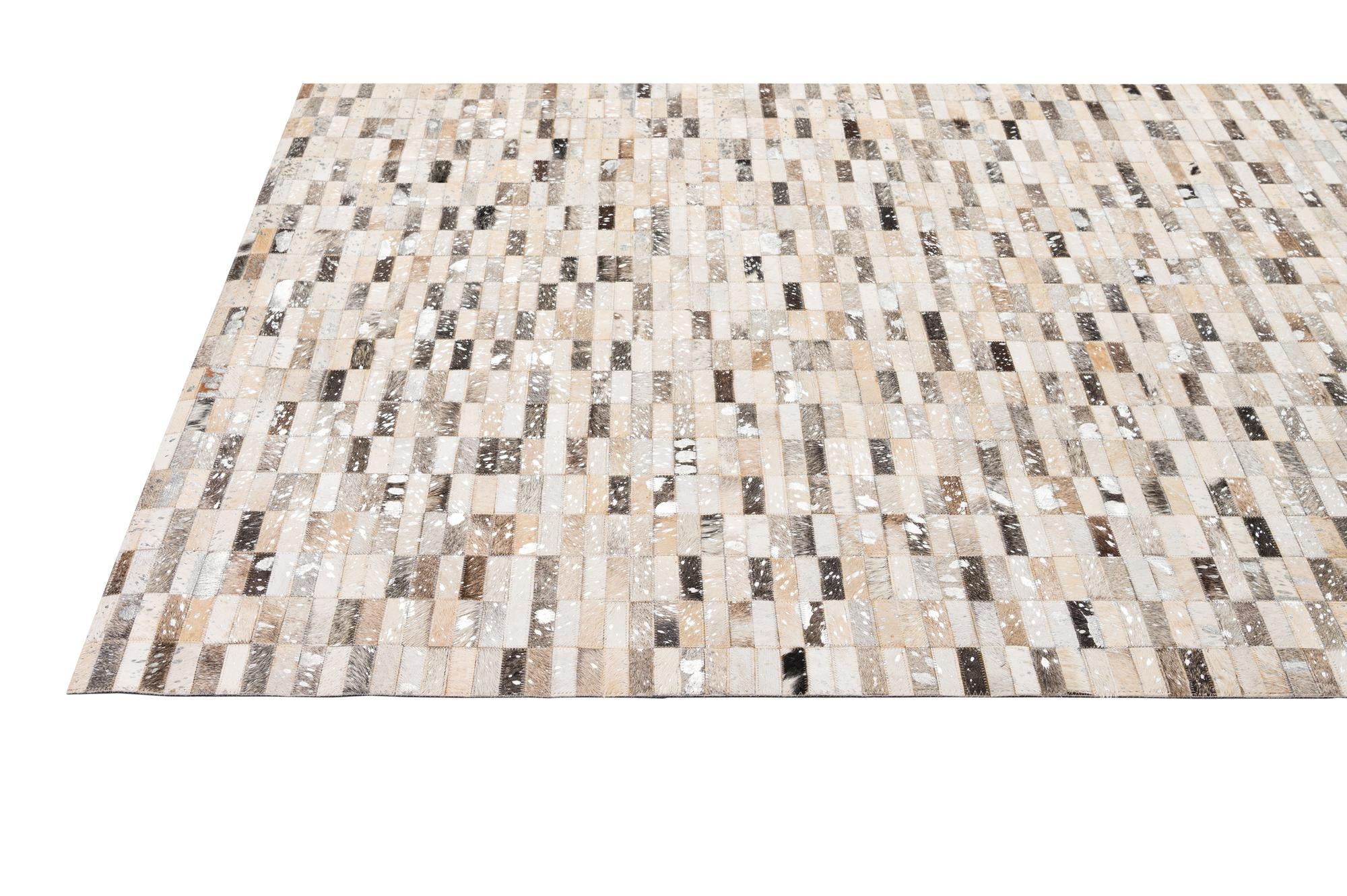 5' 1 x 7' 11 Cowhide - Patchwork Rug
