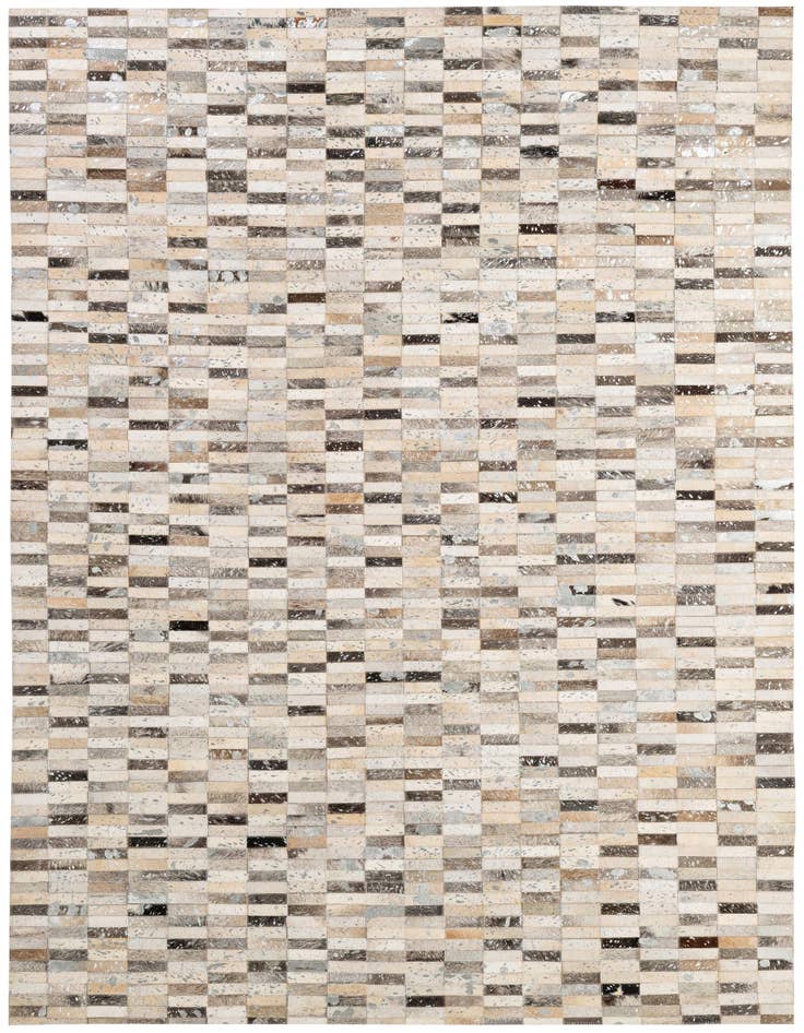 Detail image of 5' 1 x 7' 11 Cowhide - Patchwork Rug