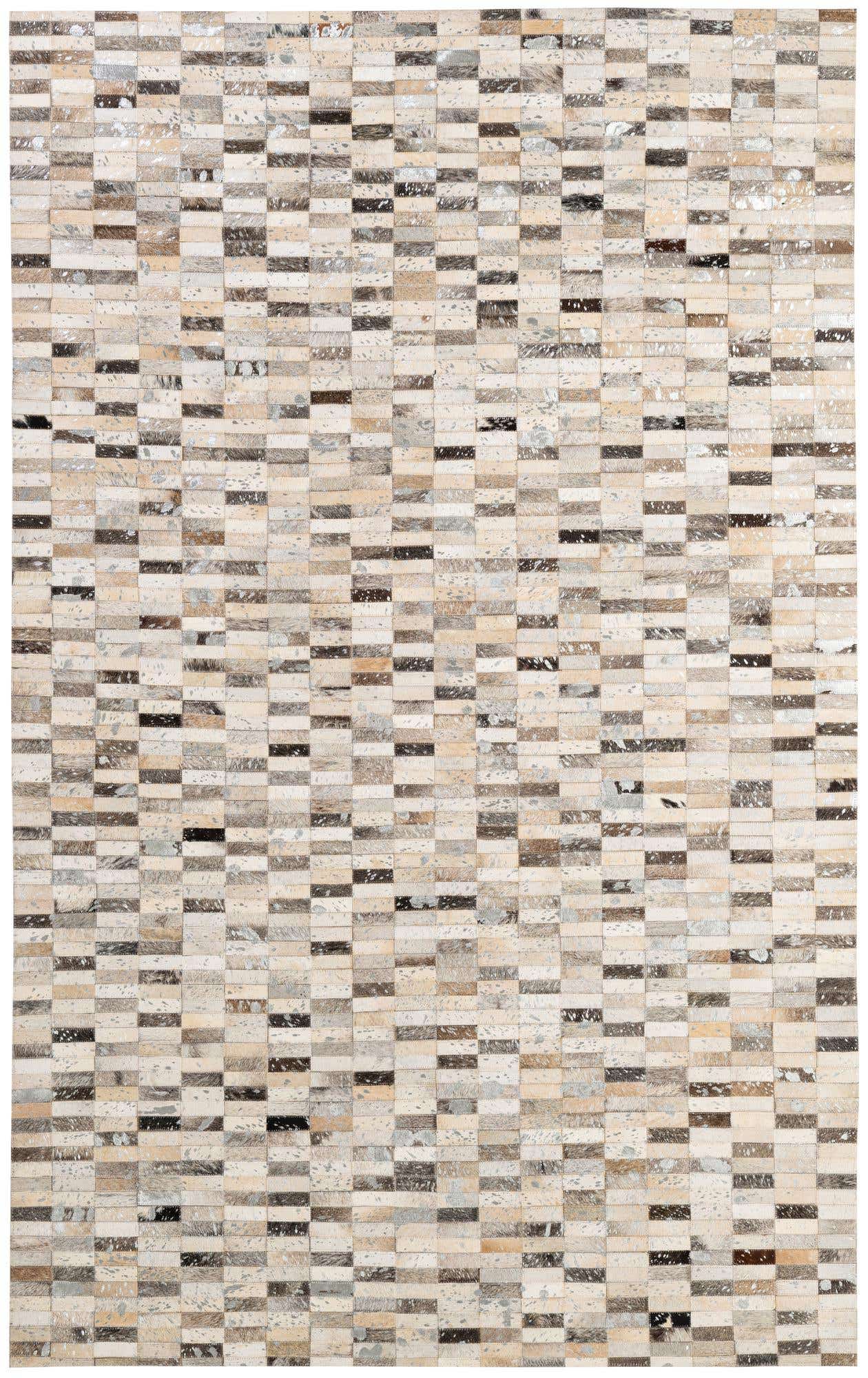 5' 1 x 7' 11 Cowhide - Patchwork Rug