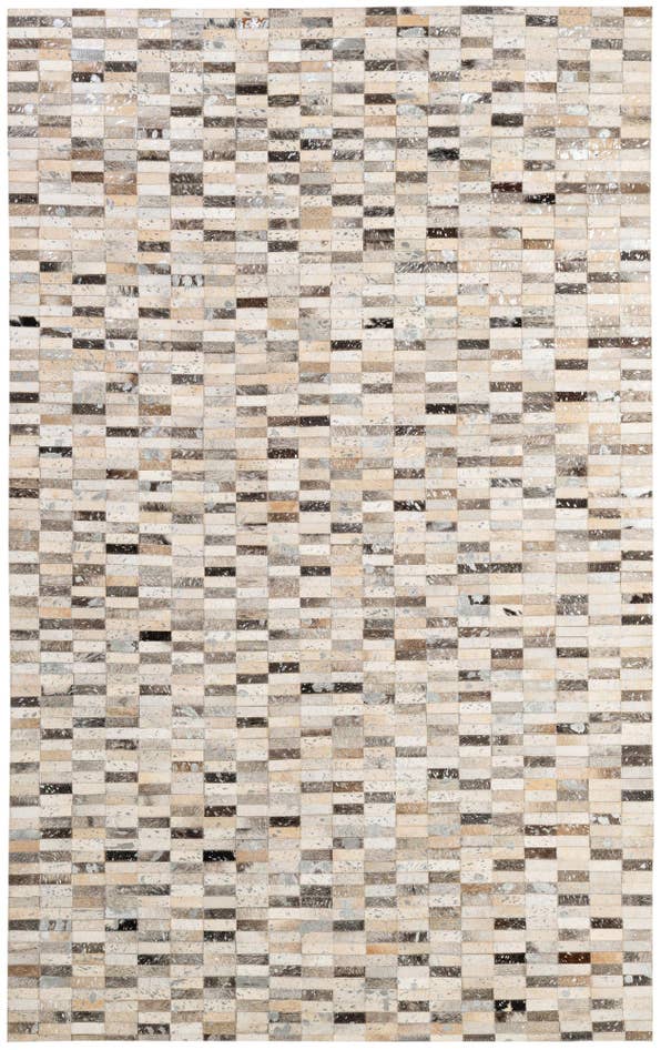Detail image of 5' 1 x 7' 11 Cowhide - Patchwork Rug