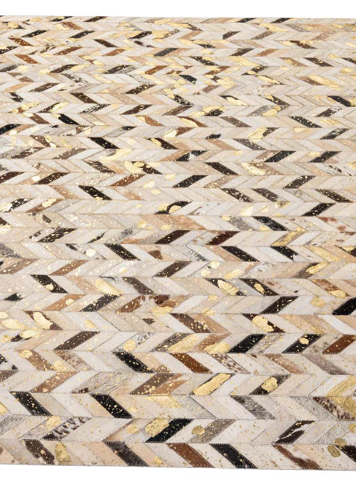 5' 2 x 7' 11 Cowhide - Patchwork Rug