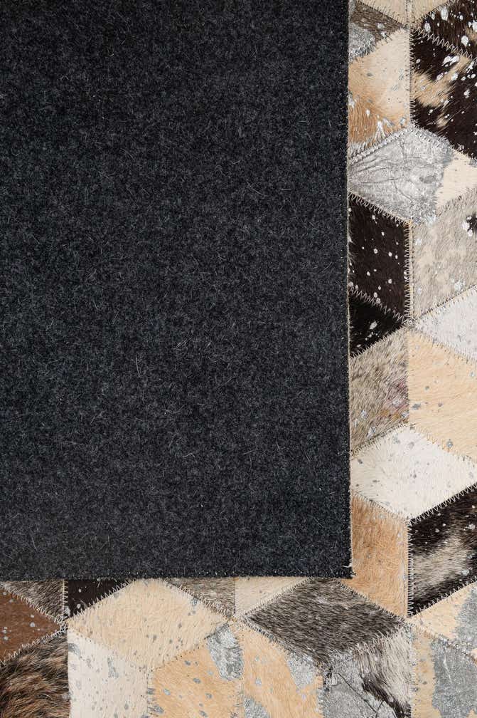 5' 1 x 7' 10 Cowhide - Patchwork Rug