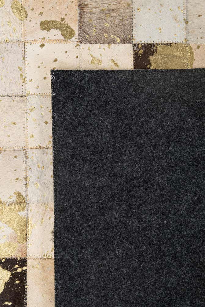 5' 3 x 8' Cowhide - Patchwork Rug