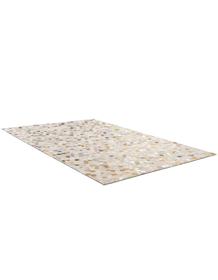5' 2 x 8' 1 Cowhide - Patchwork Rug