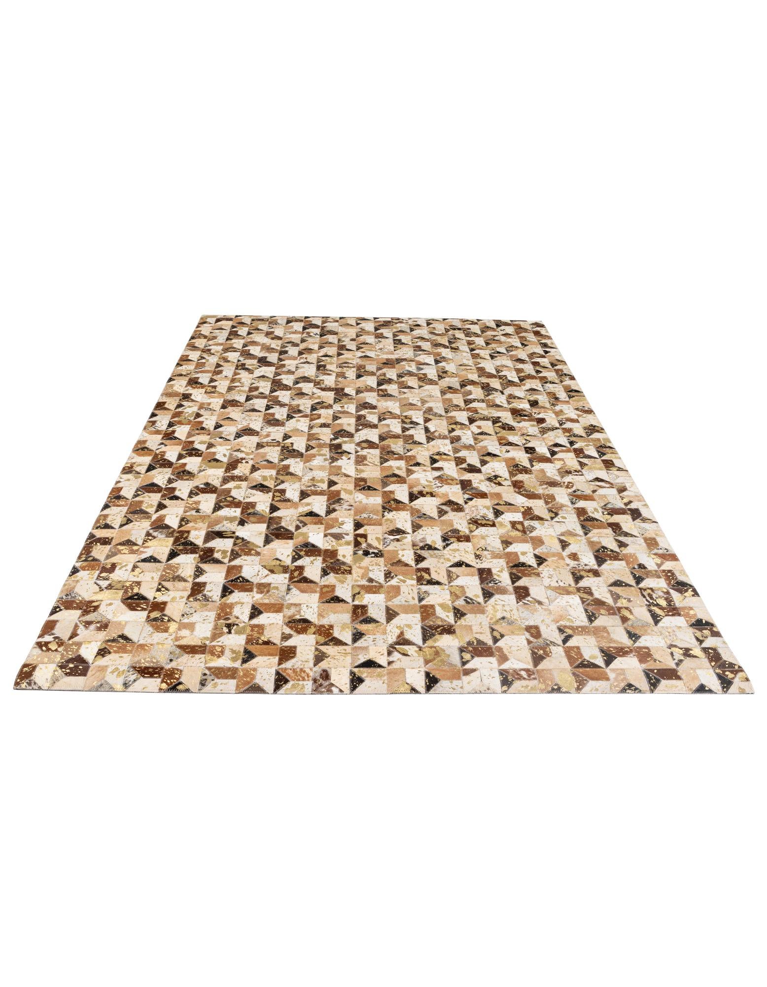 5' 2 x 8' Cowhide - Patchwork Rug