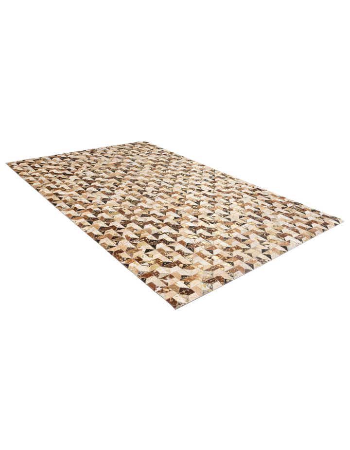 5' 2 x 8' Cowhide - Patchwork Rug