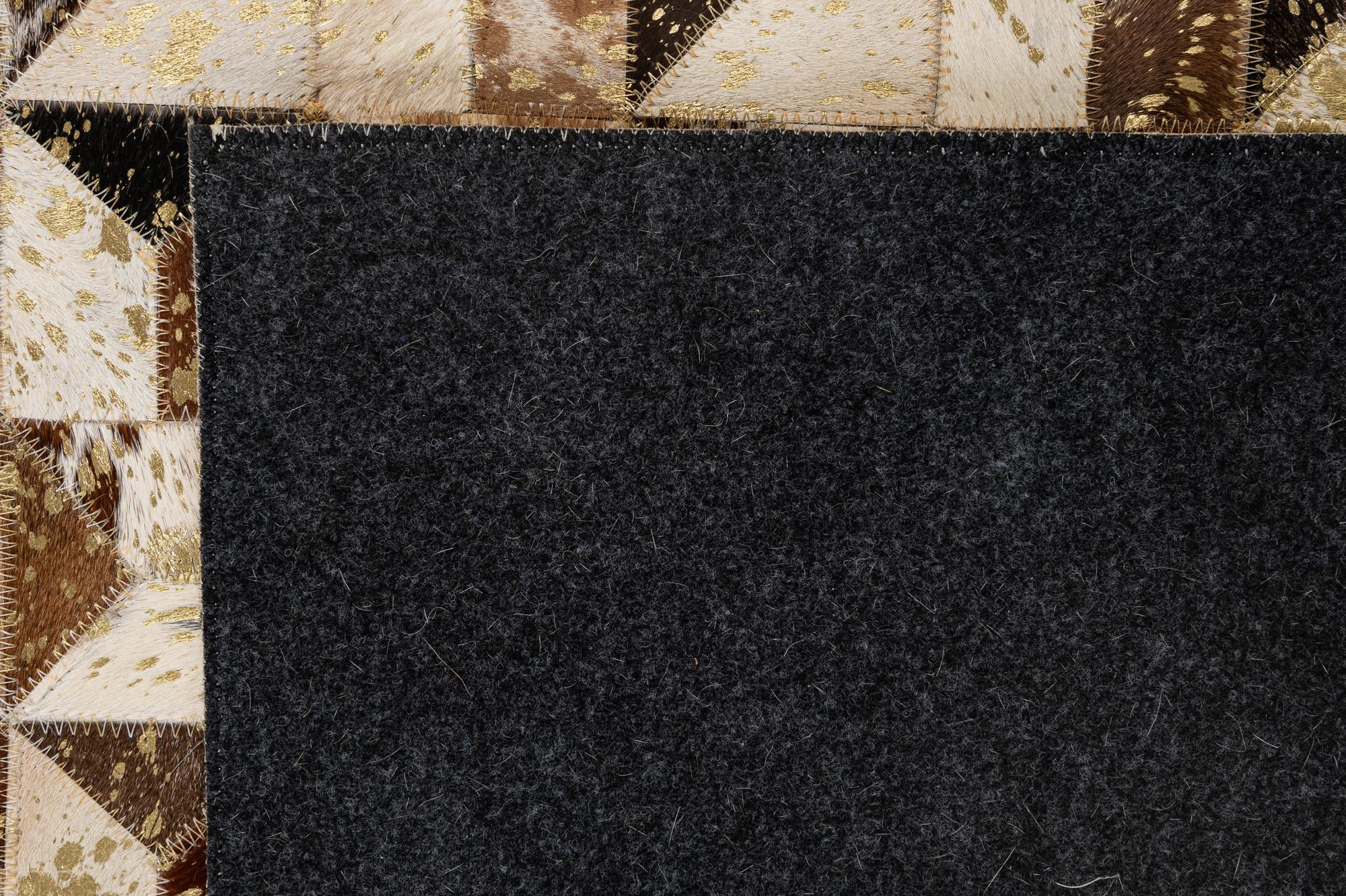 5' 2 x 8' Cowhide - Patchwork Rug