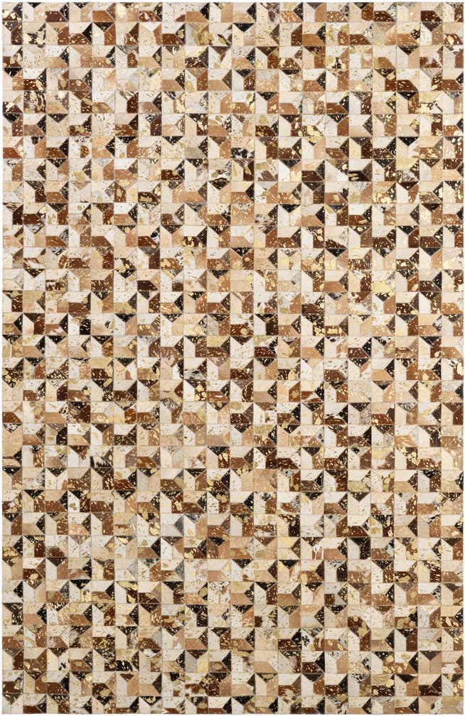 5' 2 x 8' Cowhide - Patchwork Rug