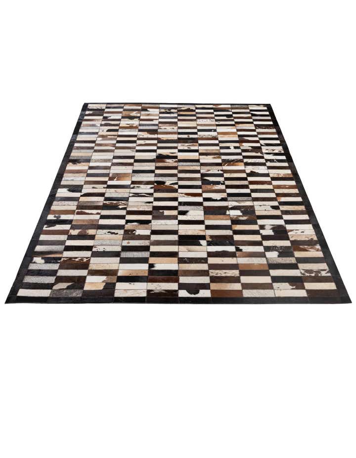 5' 3 x 8' 1 Cowhide - Patchwork Rug