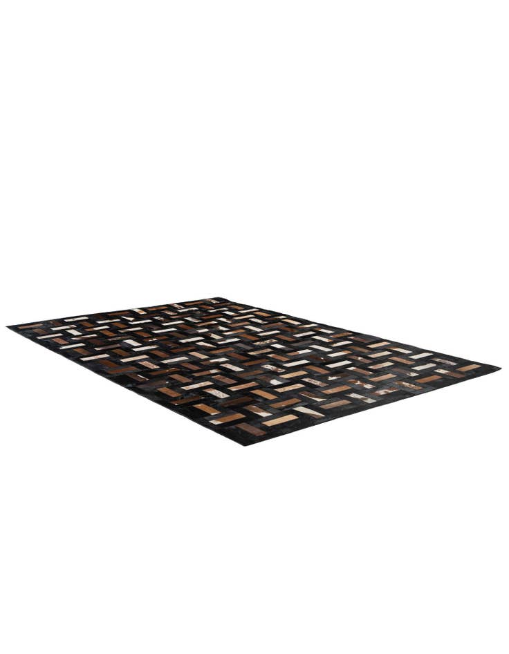 Detail image of 5' 3 x 8' 1 Cowhide - Patchwork Rug