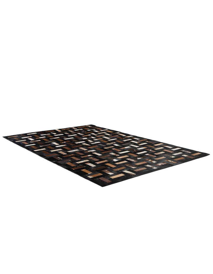 5' 3 x 8' 1 Cowhide - Patchwork Rug