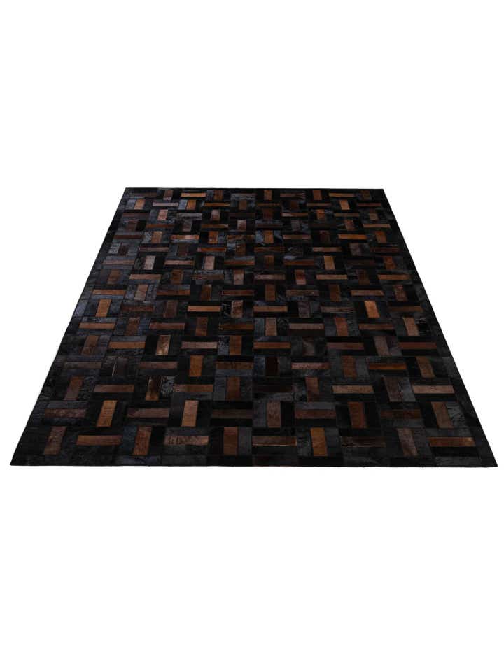 5' 3 x 8' 1 Cowhide - Patchwork Rug