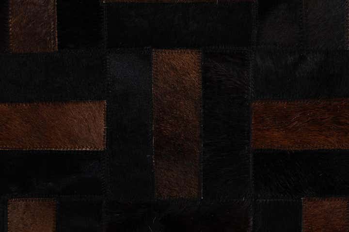 5' 3 x 8' 1 Cowhide - Patchwork Rug