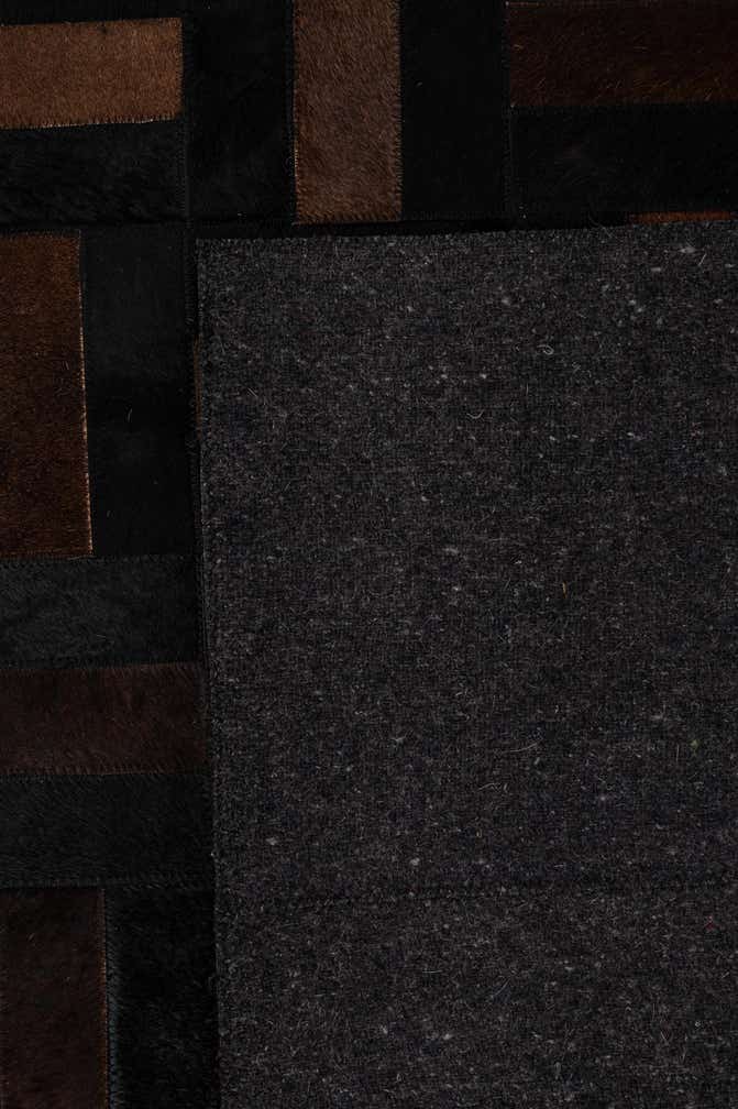 5' 3 x 8' 1 Cowhide - Patchwork Rug