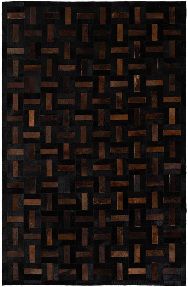 5' 3 x 8' 1 Cowhide - Patchwork Rug