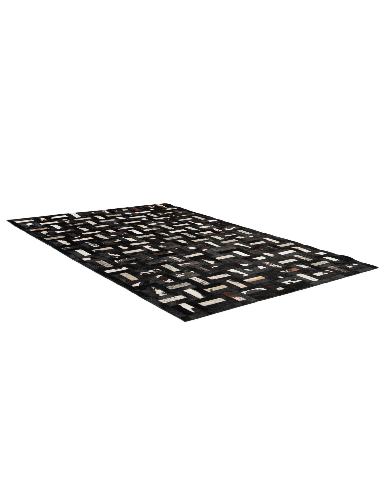 5' 3 x 8' 2 Cowhide - Patchwork Rug