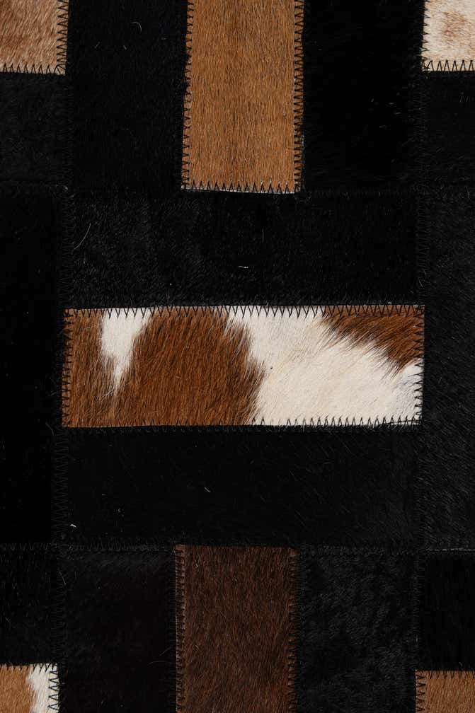 5' 3 x 8' 1 Cowhide - Patchwork Rug