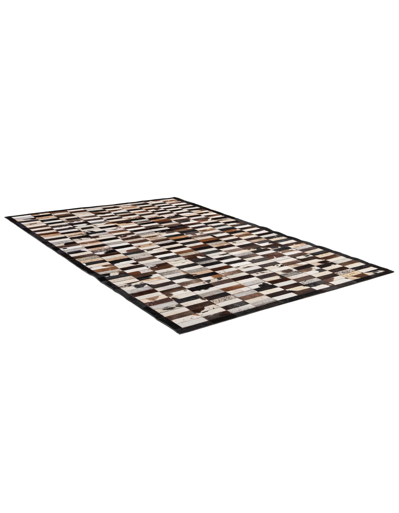5' 3 x 8' Cowhide - Patchwork Rug