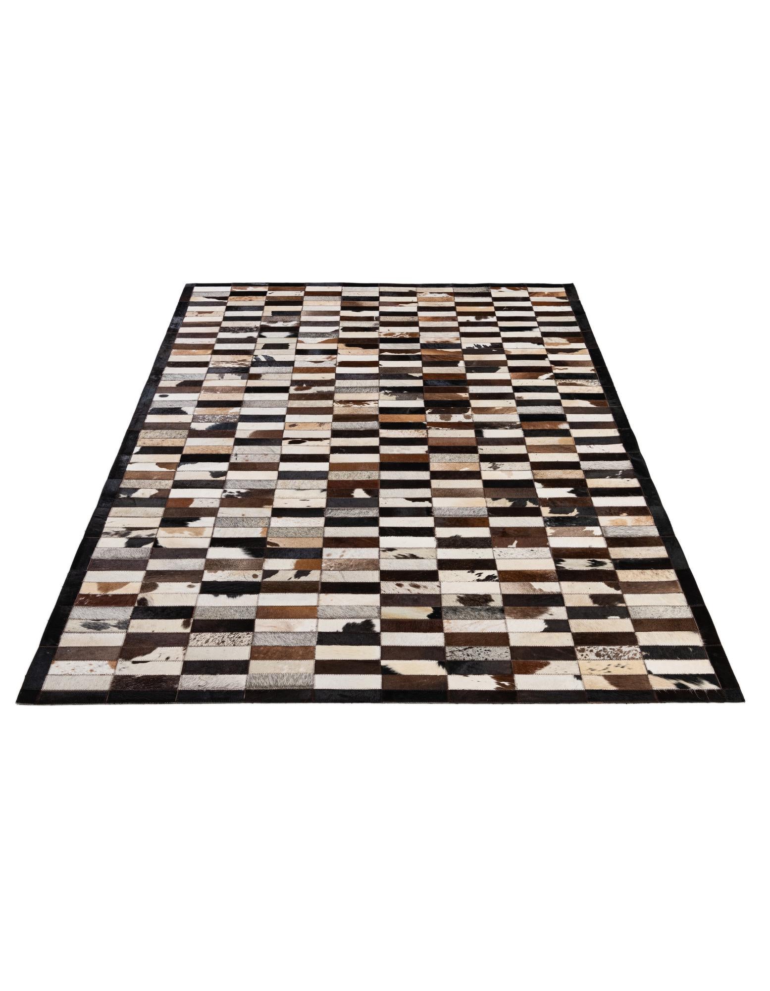 5' 3 x 8' Cowhide - Patchwork Rug