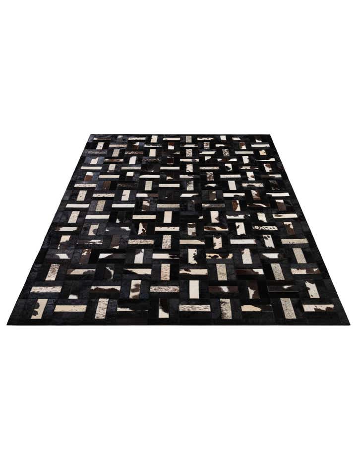 5' 4 x 8' 2 Cowhide - Patchwork Rug