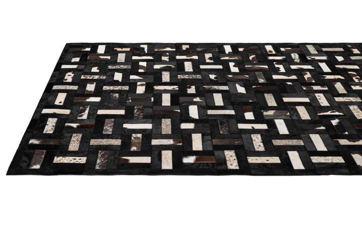 5' 4 x 8' 2 Cowhide - Patchwork Rug