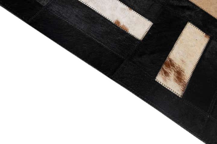 5' 3 x 8' 1 Cowhide - Patchwork Rug