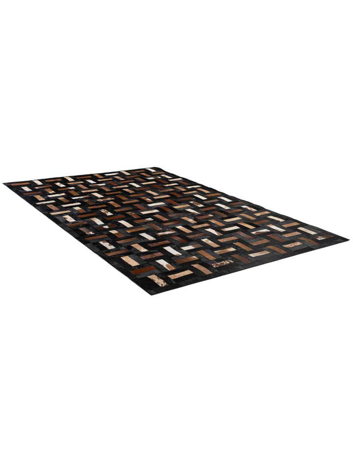 5' 3 x 8' 2 Cowhide - Patchwork Rug