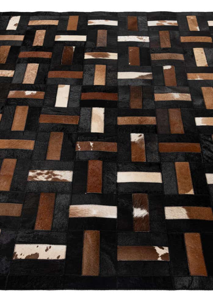 5' 3 x 8' 2 Cowhide - Patchwork Rug