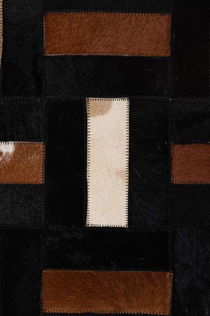 5' 3 x 8' 2 Cowhide - Patchwork Rug