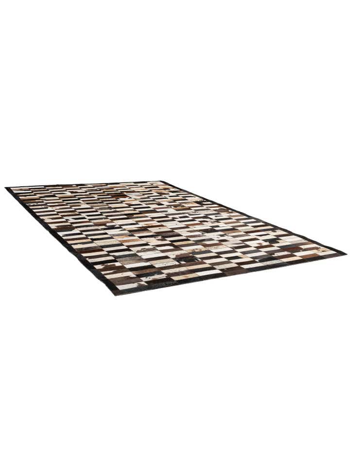 5' 3 x 8' 2 Cowhide - Patchwork Rug
