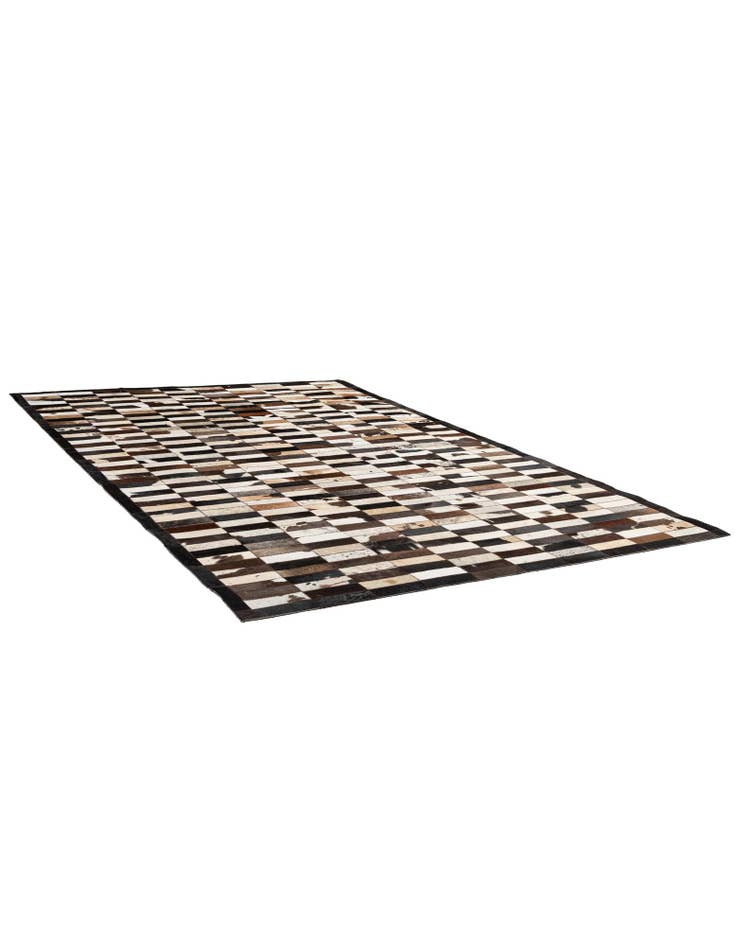 Detail image of 5' 3 x 8' 2 Cowhide - Patchwork Rug