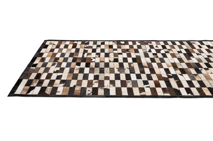5' 3 x 8' 2 Cowhide - Patchwork Rug