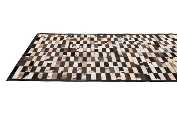 Detail image of 5' 3 x 8' 2 Cowhide - Patchwork Rug