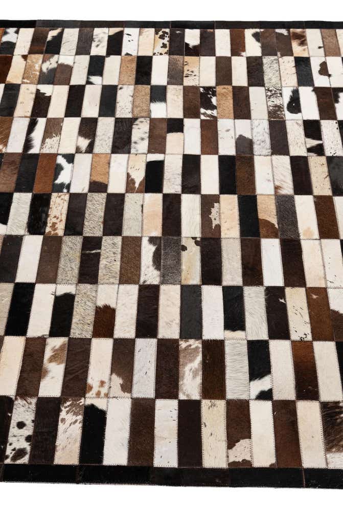 5' 3 x 8' 2 Cowhide - Patchwork Rug