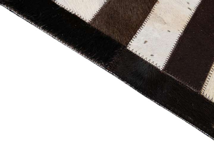 5' 3 x 8' 2 Cowhide - Patchwork Rug