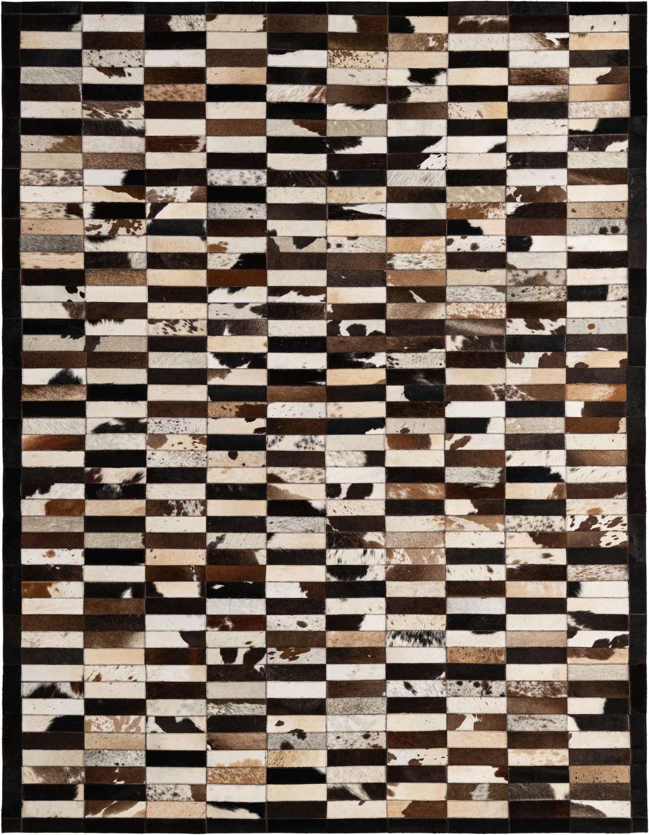5' 3 x 7' 11 Cowhide - Patchwork Rug