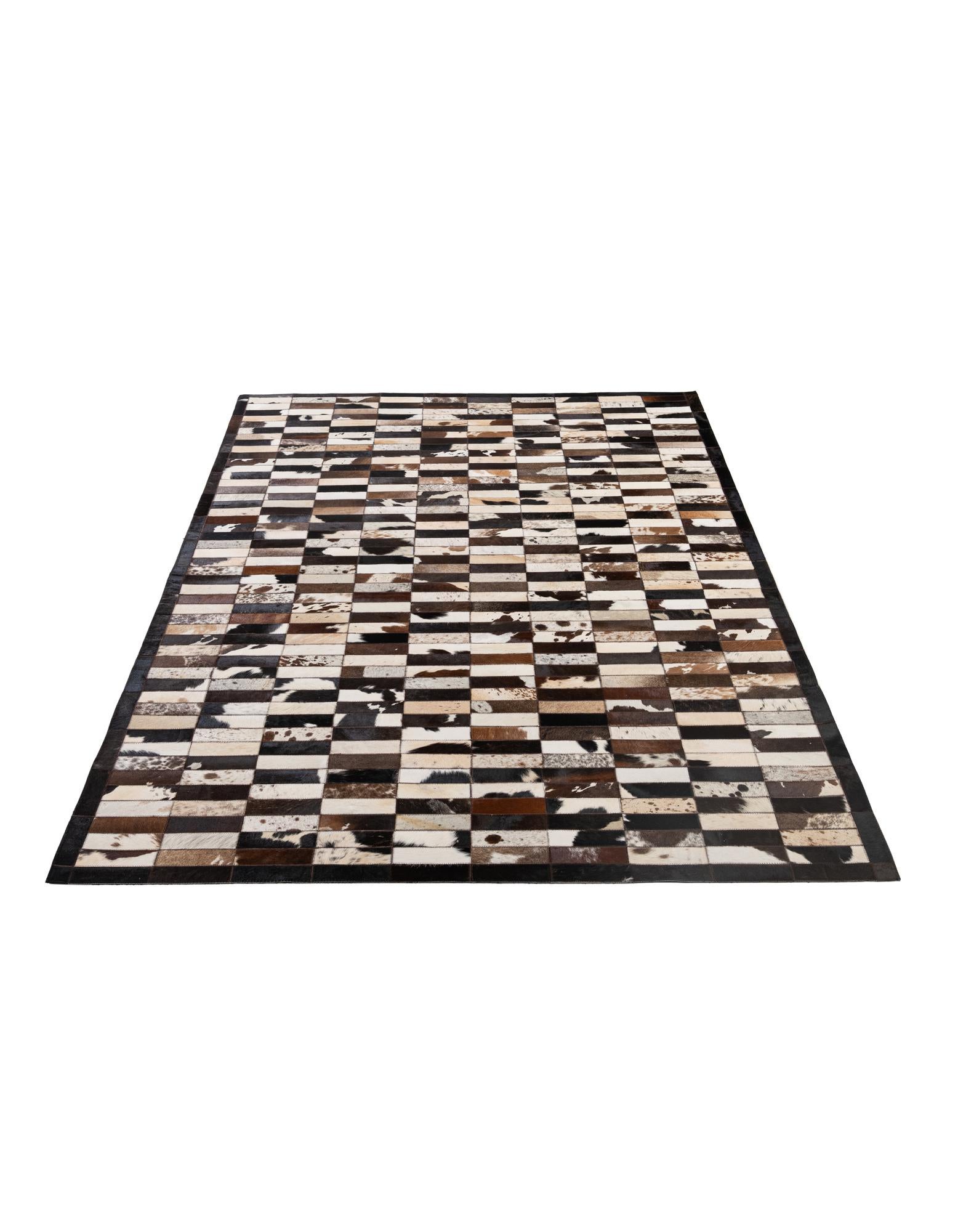 5' 3 x 8' 1 Cowhide - Patchwork Rug