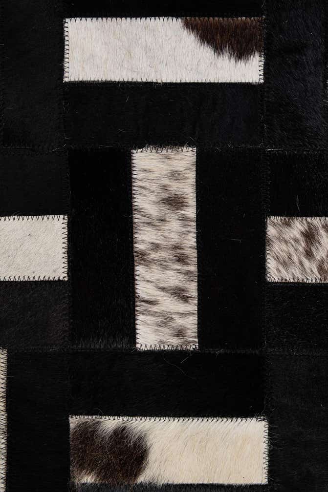5' 3 x 8' 2 Cowhide - Patchwork Rug