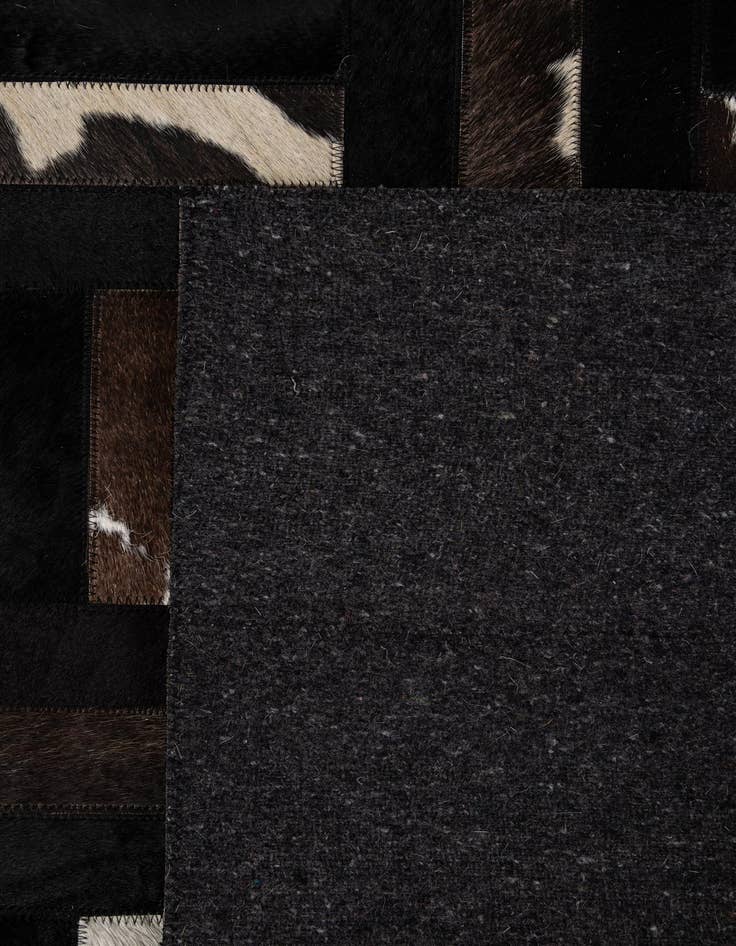 Detail image of 5' 3 x 8' 1 Cowhide - Patchwork Rug