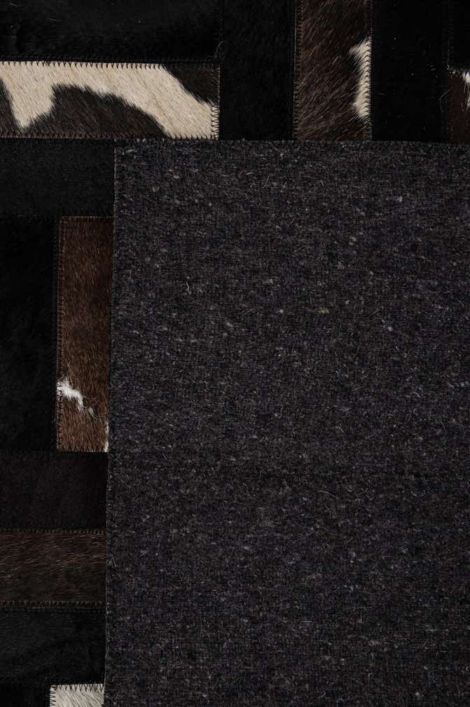 5' 3 x 8' 1 Cowhide - Patchwork Rug
