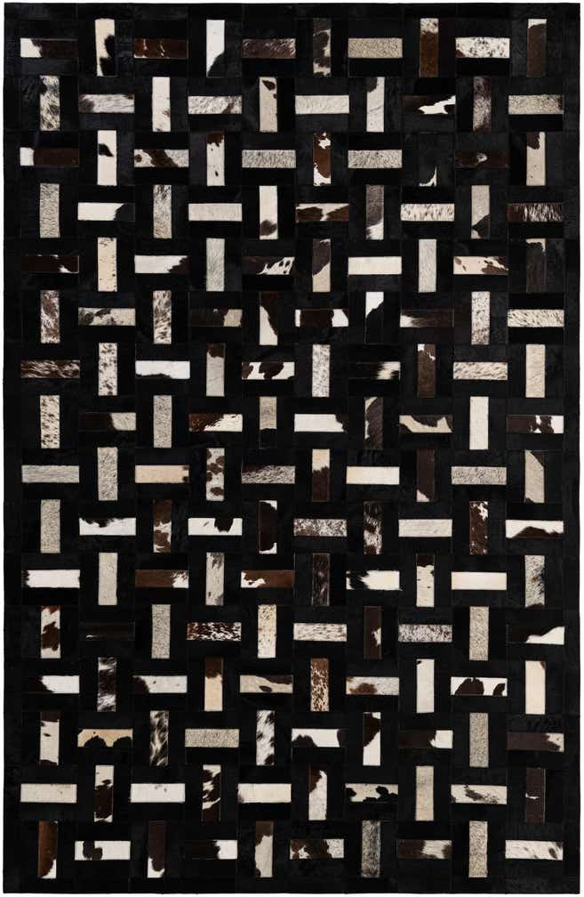 5' 3 x 8' 1 Cowhide - Patchwork Rug