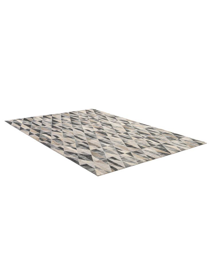 Detail image of 5' 2 x 7' 8 Cowhide - Patchwork Rug