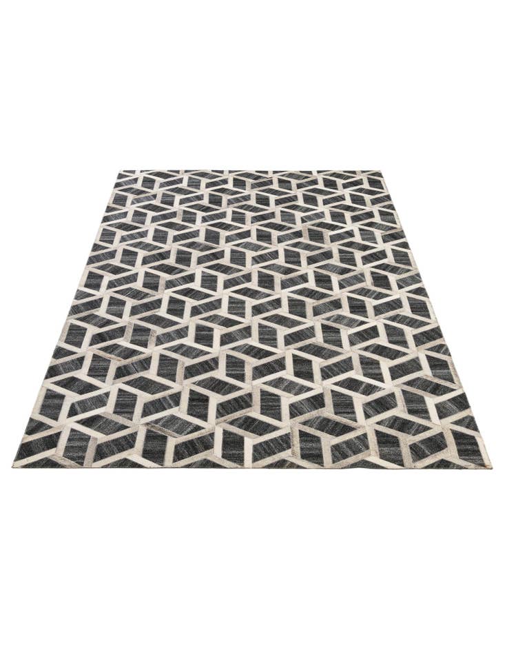 Detail image of 5' x 8' 1 Cowhide - Patchwork Rug