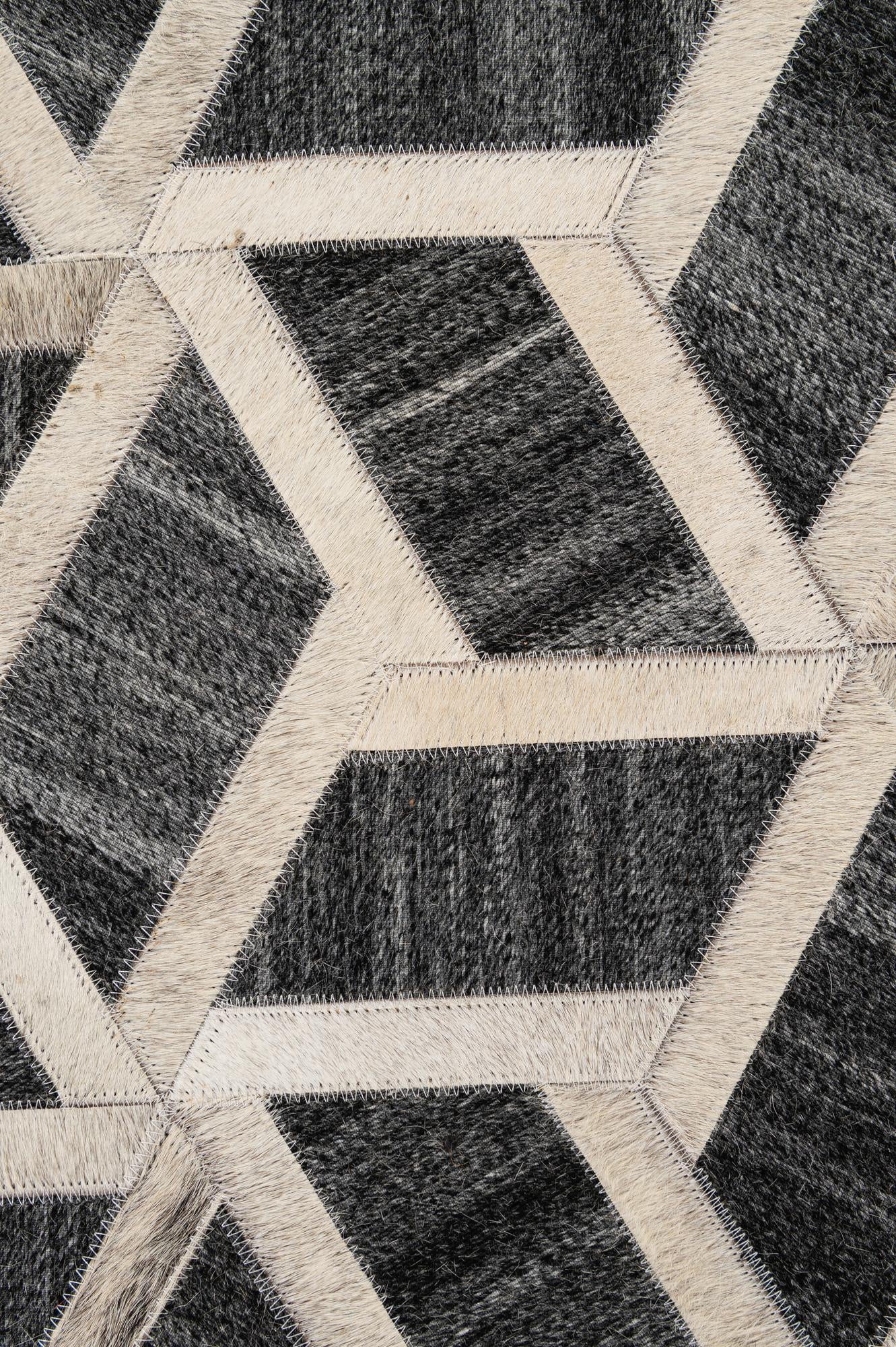 5' x 8' 1 Cowhide - Patchwork Rug